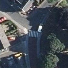 Luchtfoto uit 2018 met zebra