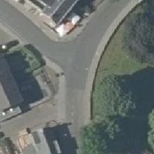Luchtfoto uit 2017 zonder zebra
